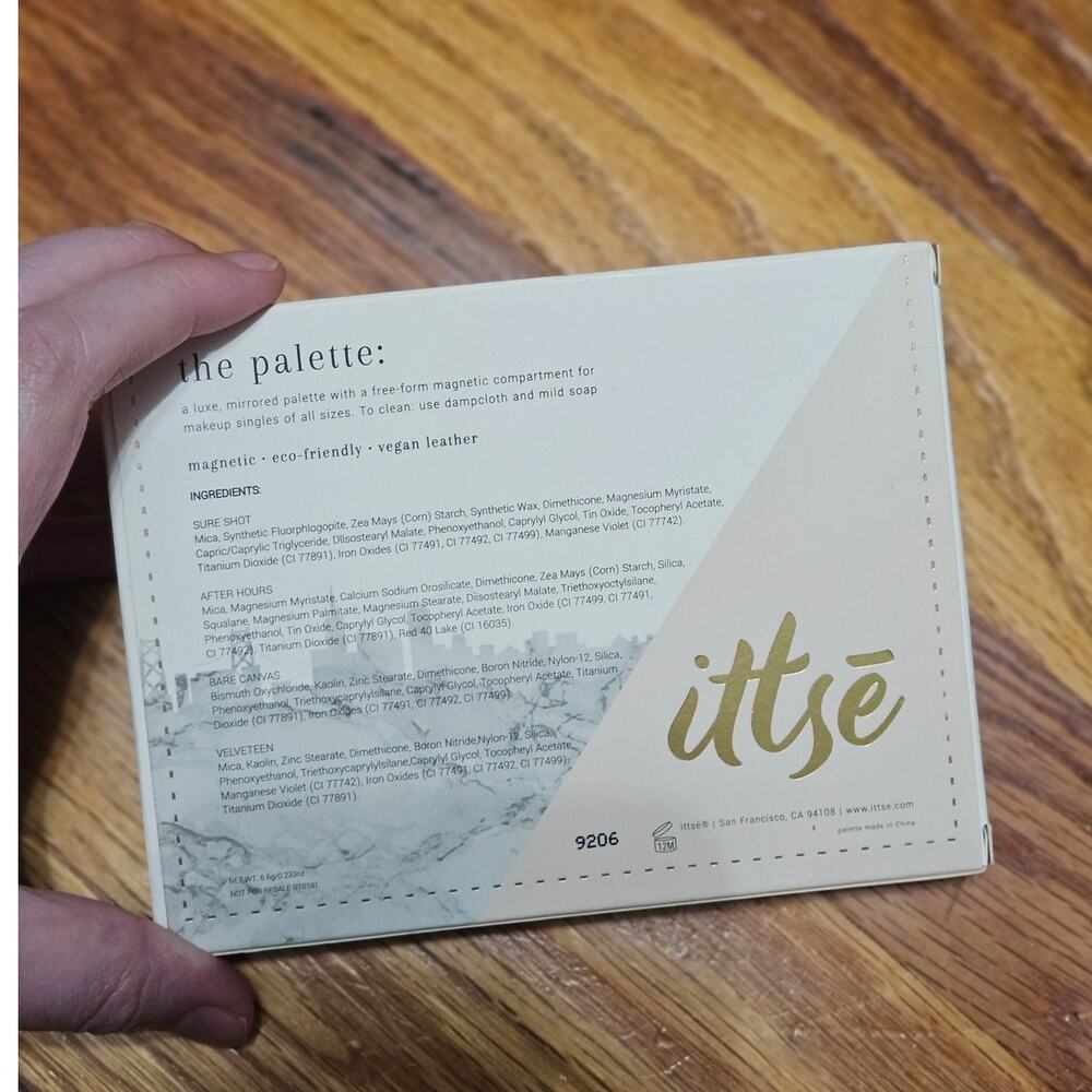 Itse Magnetic Build Your Own Palette Sure Shot After Hours Bare Canvas Velveteen - Picture 10 of 10